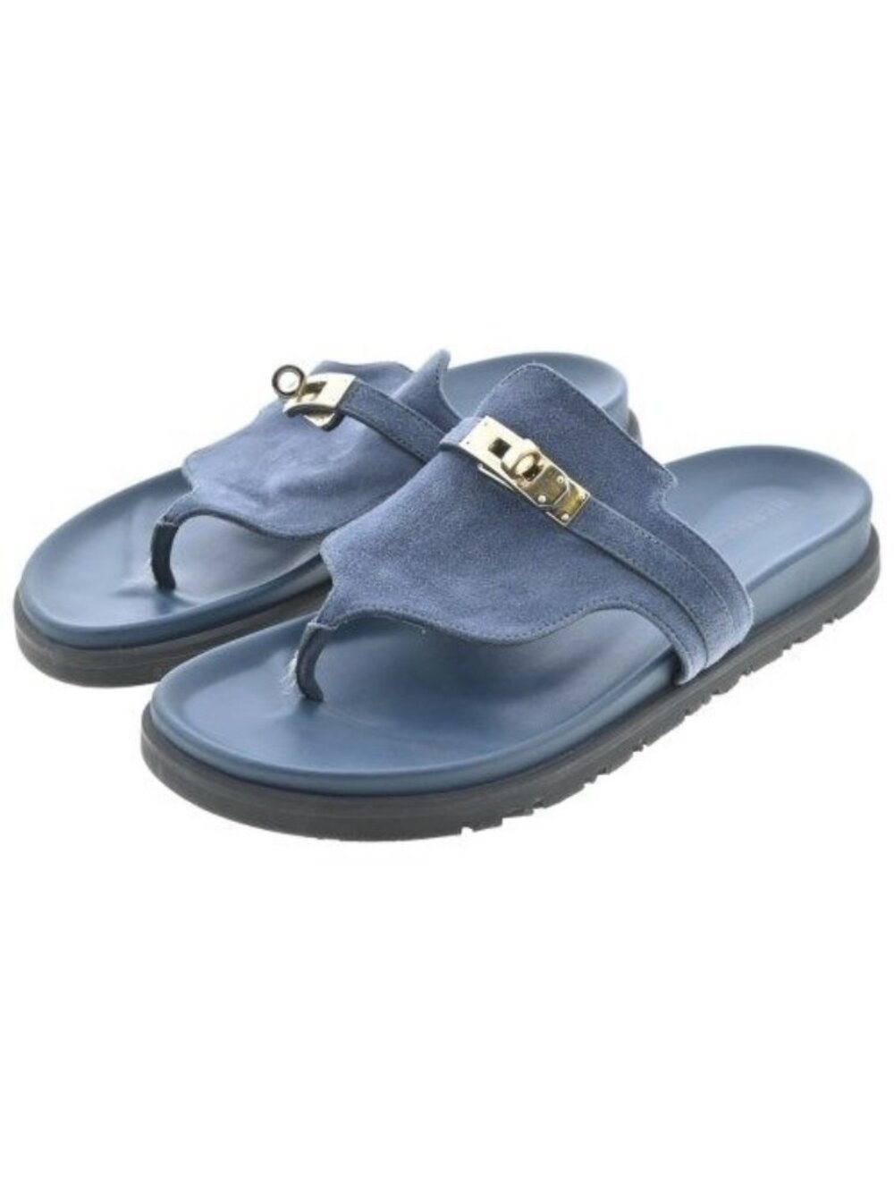 Hermes Sandals Navy